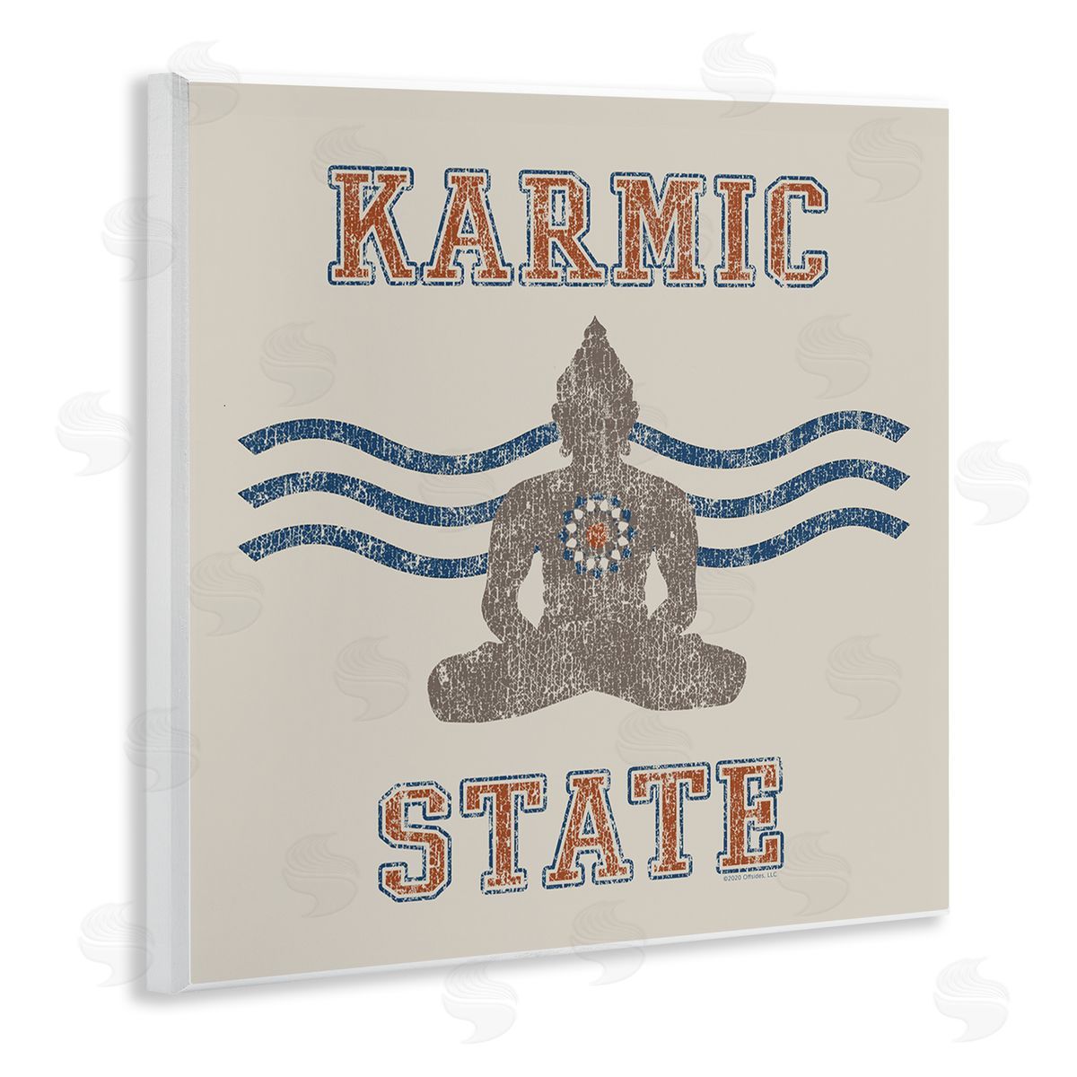 Higher Learning/Life Is High Vintage Karmic State Wooden Wall Plaque Art Print