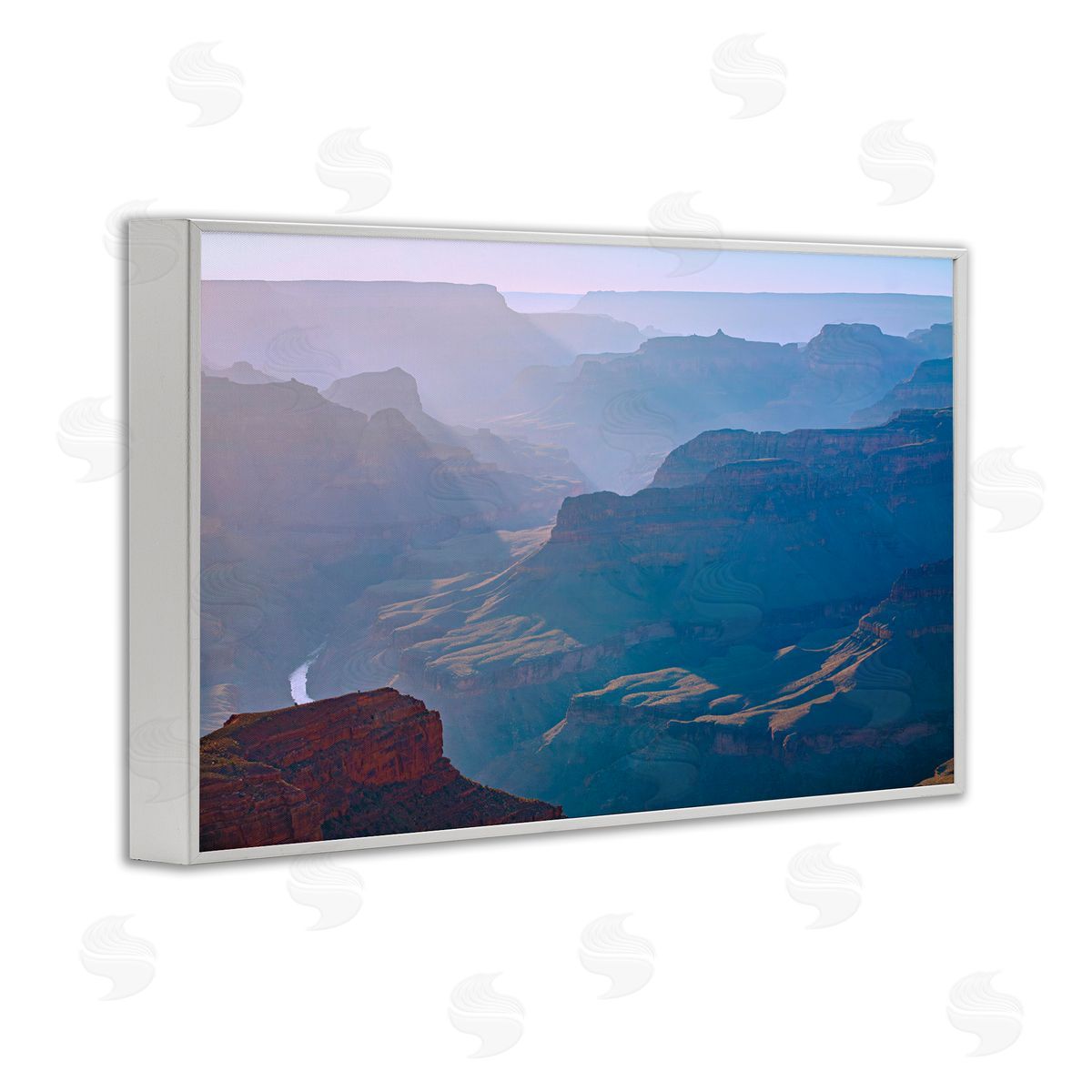 Marty Hulsebos Sun Rays Mountain Mesa White Framed Giclee Wall Art Print