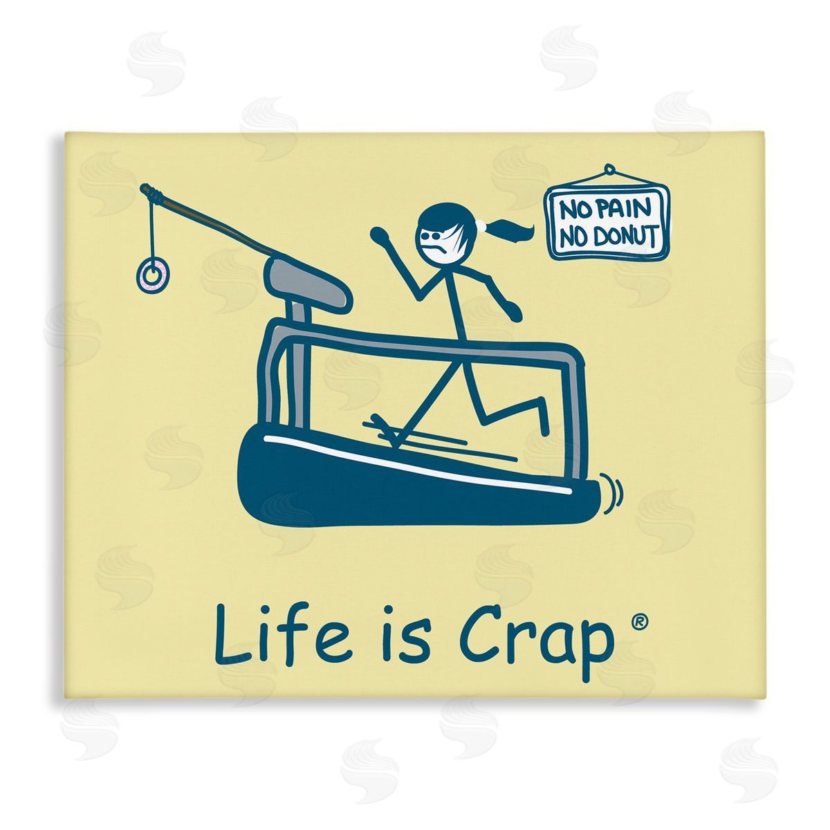 LIC No Pain or Donut Canvas Wall Art Print