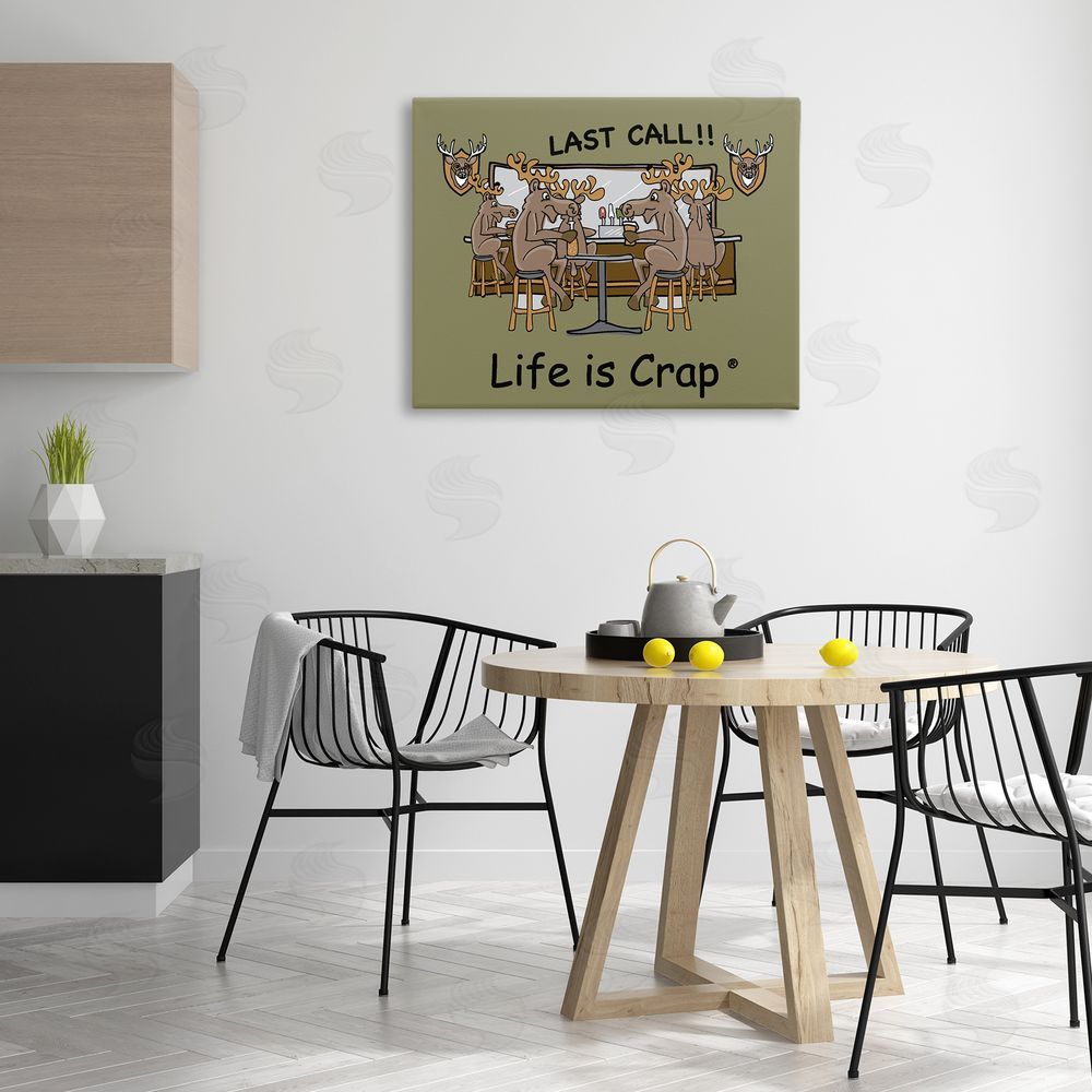 LIC Last Call at Bar Canvas Wall Art Print in Room