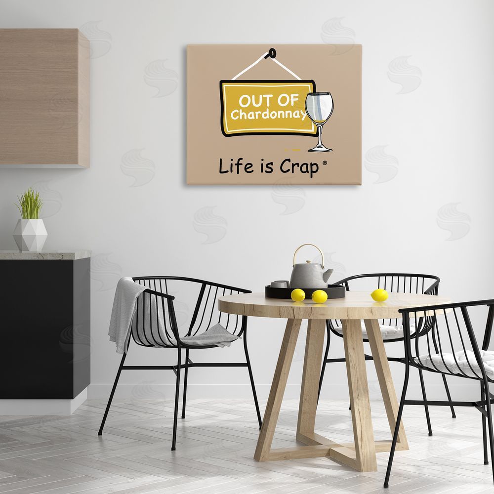 LIC Out Of Chardonnay Canvas Wall Art Print in Room
