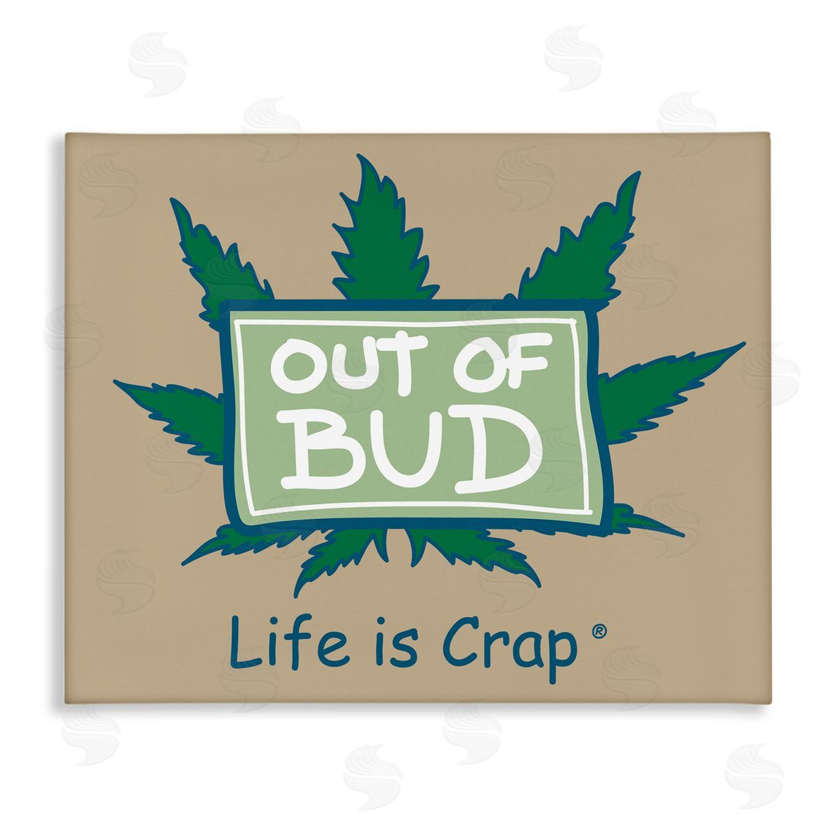 LIC Funny Out Of Bud Canvas Wall Art Print