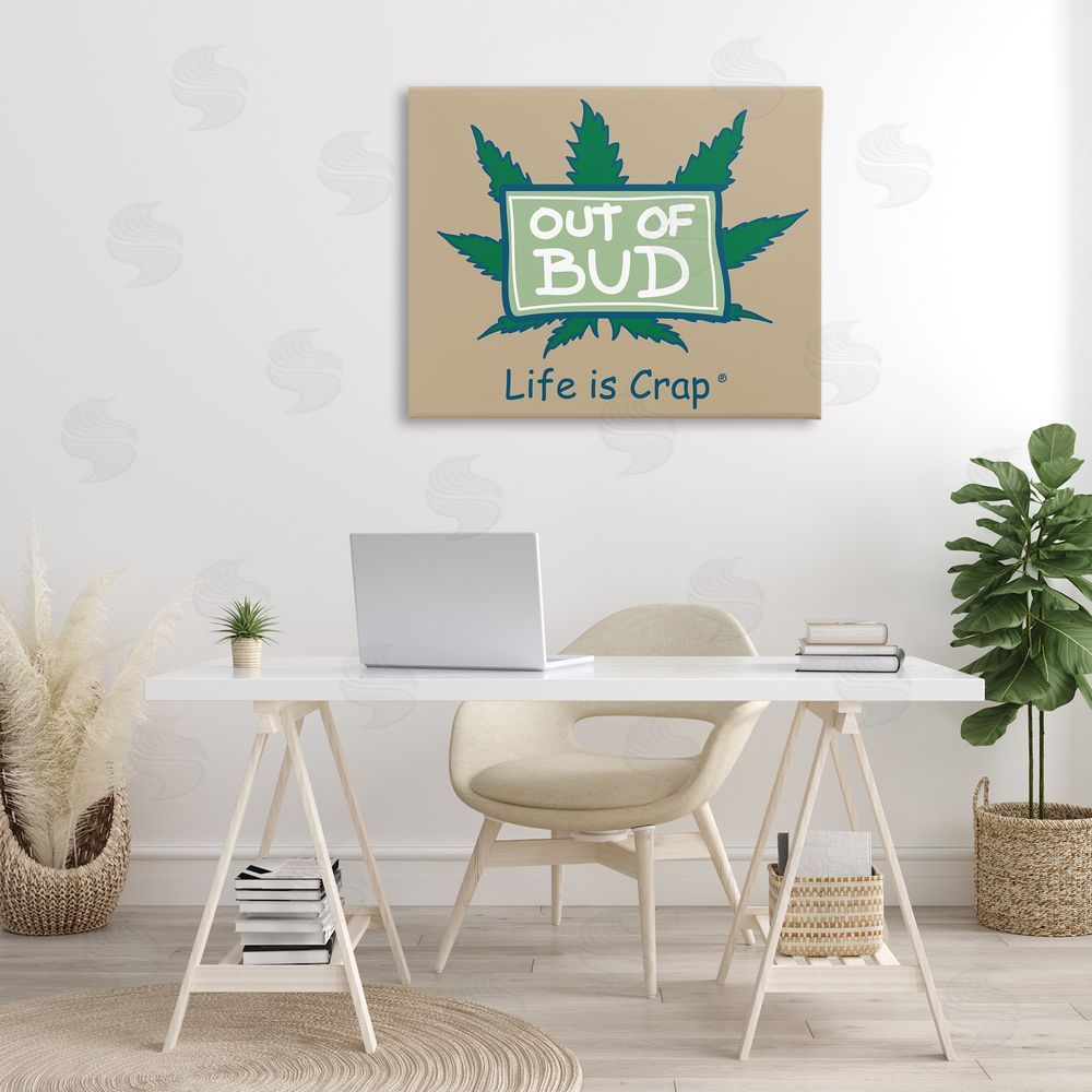 LIC Funny Out Of Bud Canvas Wall Art Print in Room