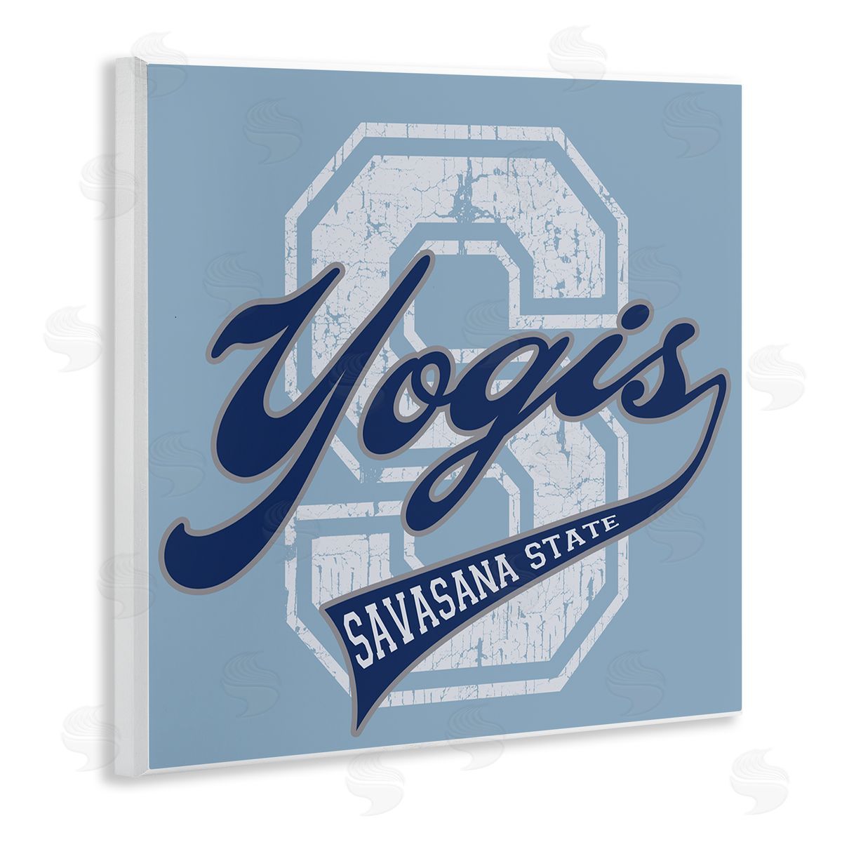 Spirit Animals/Life Is High Savasana State Yogis Wooden Wall Plaque Art Print