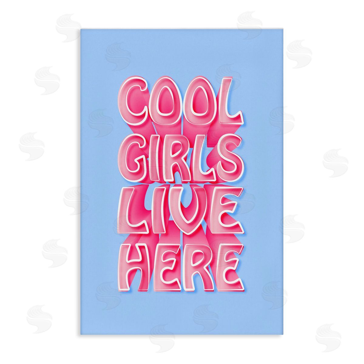 Martina Pavlova Cool Girls Live Here Canvas Wall Art Print