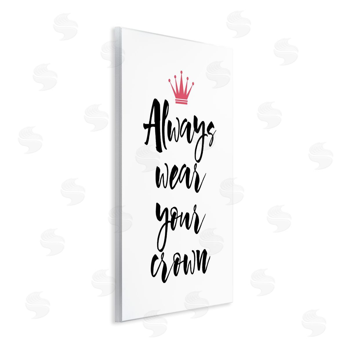 Martina Pavlova Always Wear Your Crown Wooden Wall Plaque Art Print