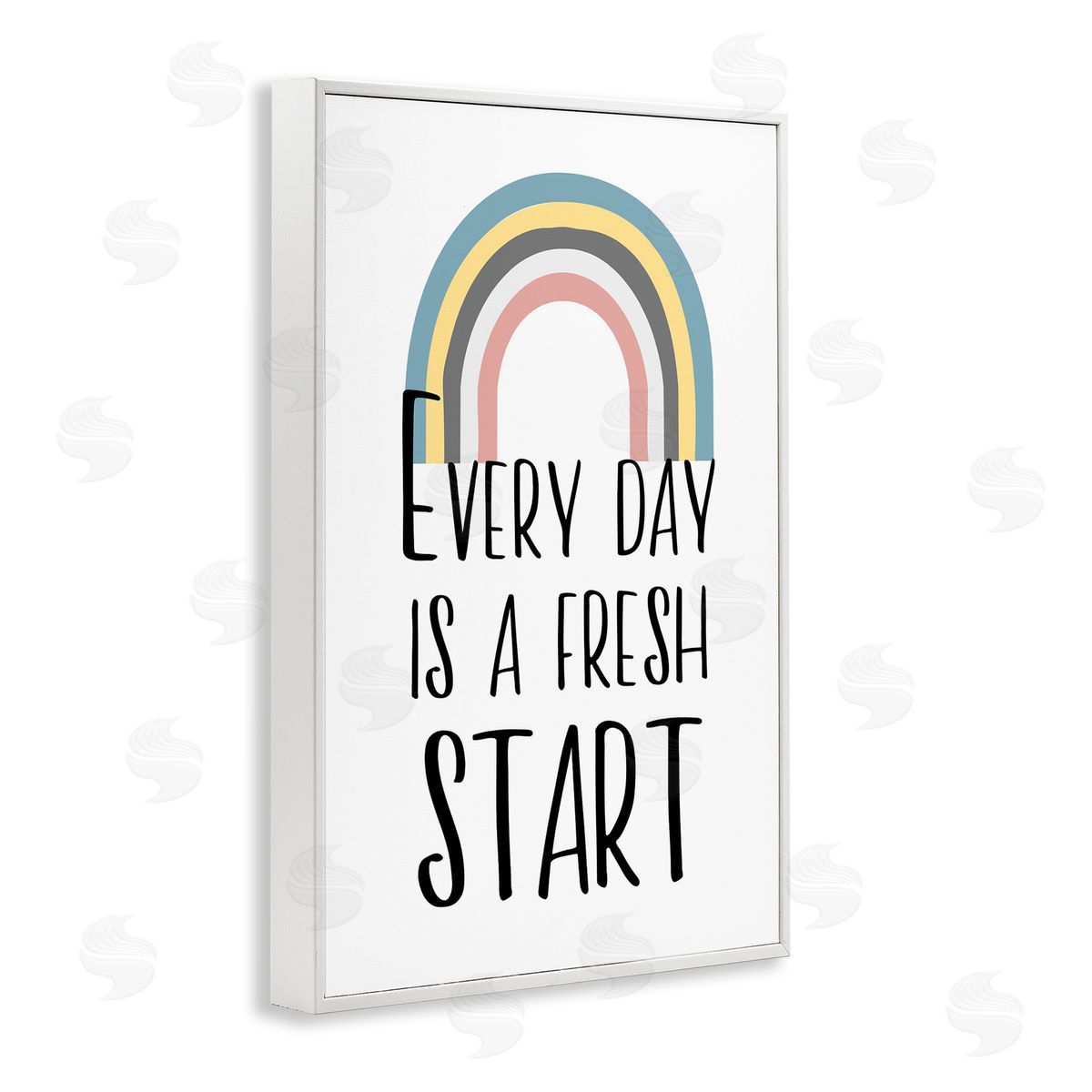 Martina Pavlova Every Day Fresh Start White Framed Giclee Wall Art Print