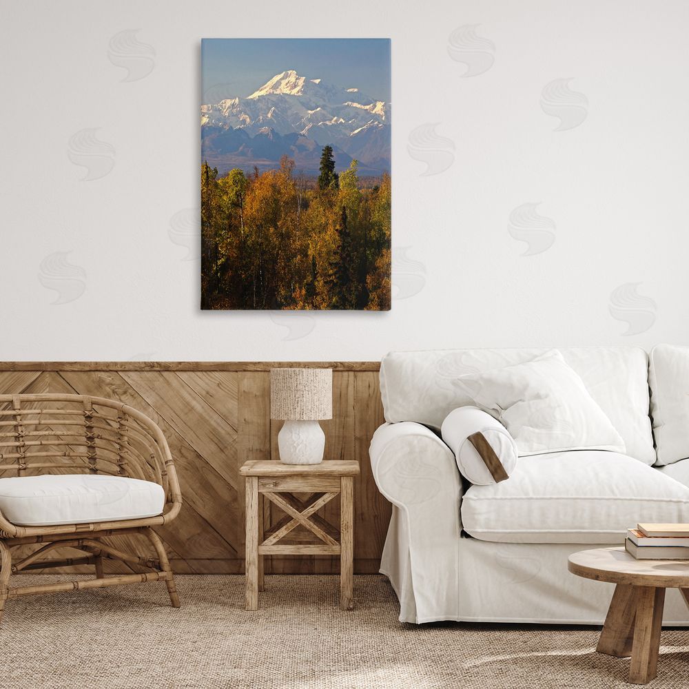 Shane Lamb Danali Autumn Landscape Canvas Wall Art Print in Room