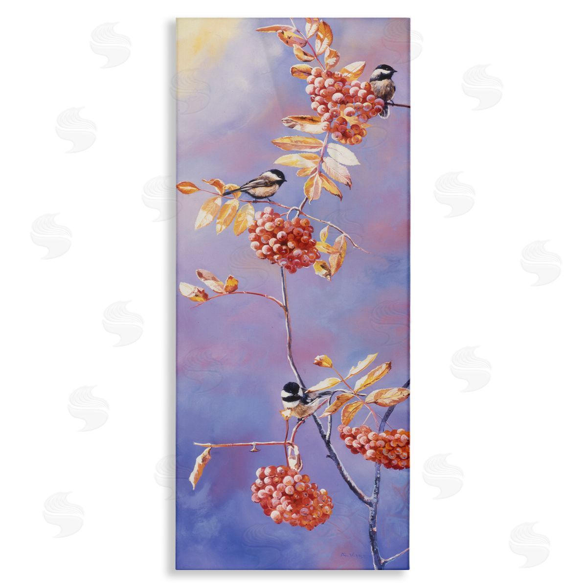 Andrew Kiss Chickadees & Mountain Ash