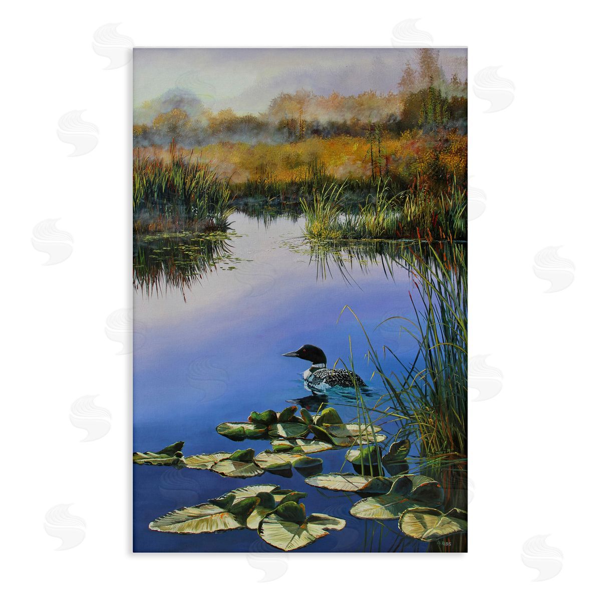 Andrew Kiss Duck's Morning Solitude Canvas Wall Art Print