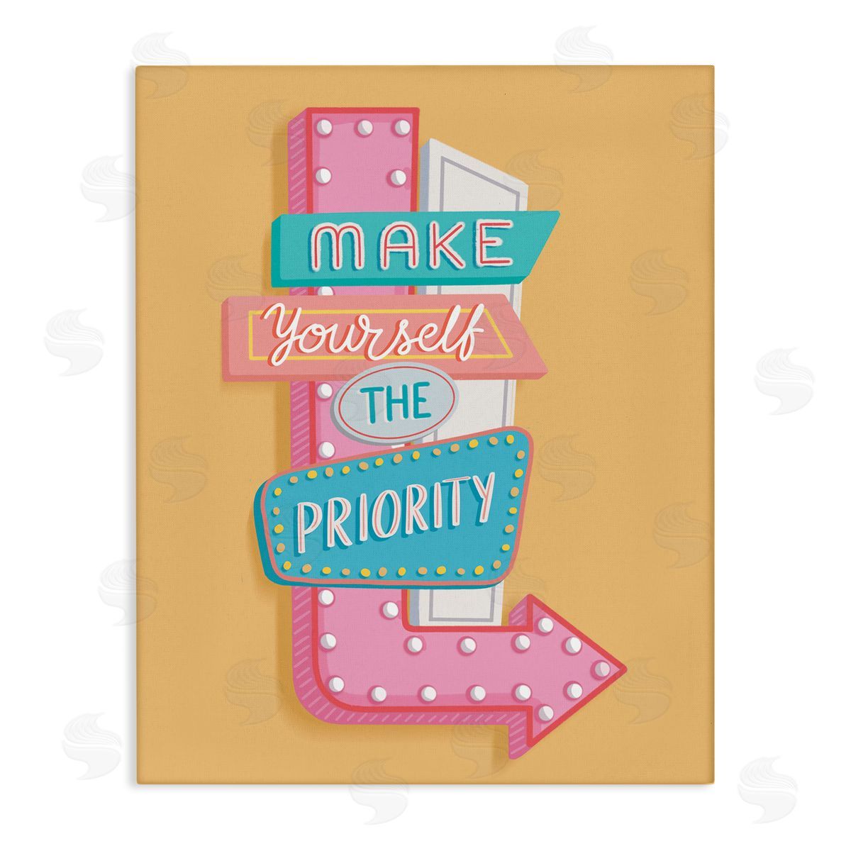 Nancy McKenzie Make Yourself The Priority Canvas Wall Art Print