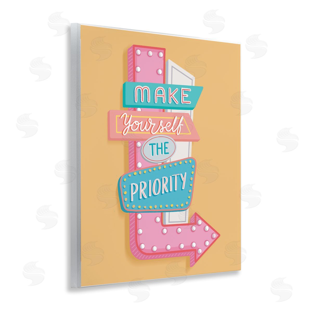 Nancy McKenzie Make Yourself The Priority Wooden Wall Plaque Art Print