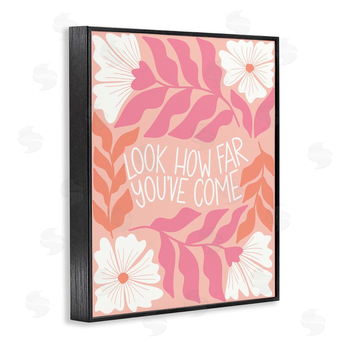 Taylor Shannon Designs How Far You've Come Black Framed Giclee Wall Art Print