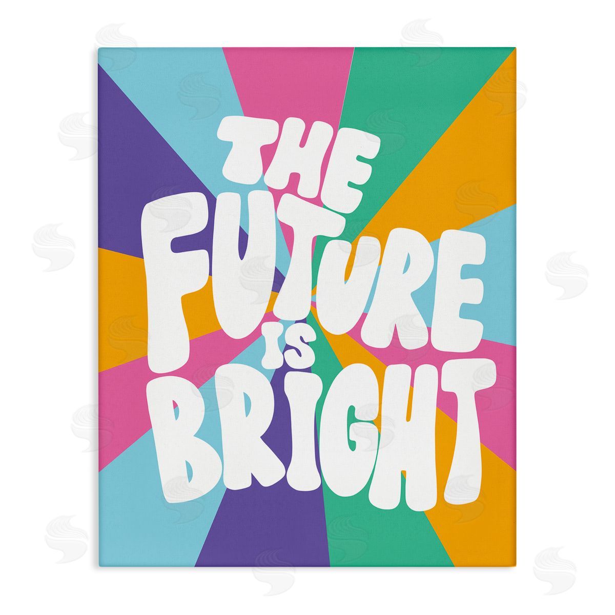 Taylor Shannon Designs Retro Future Is Bright Canvas Wall Art Print