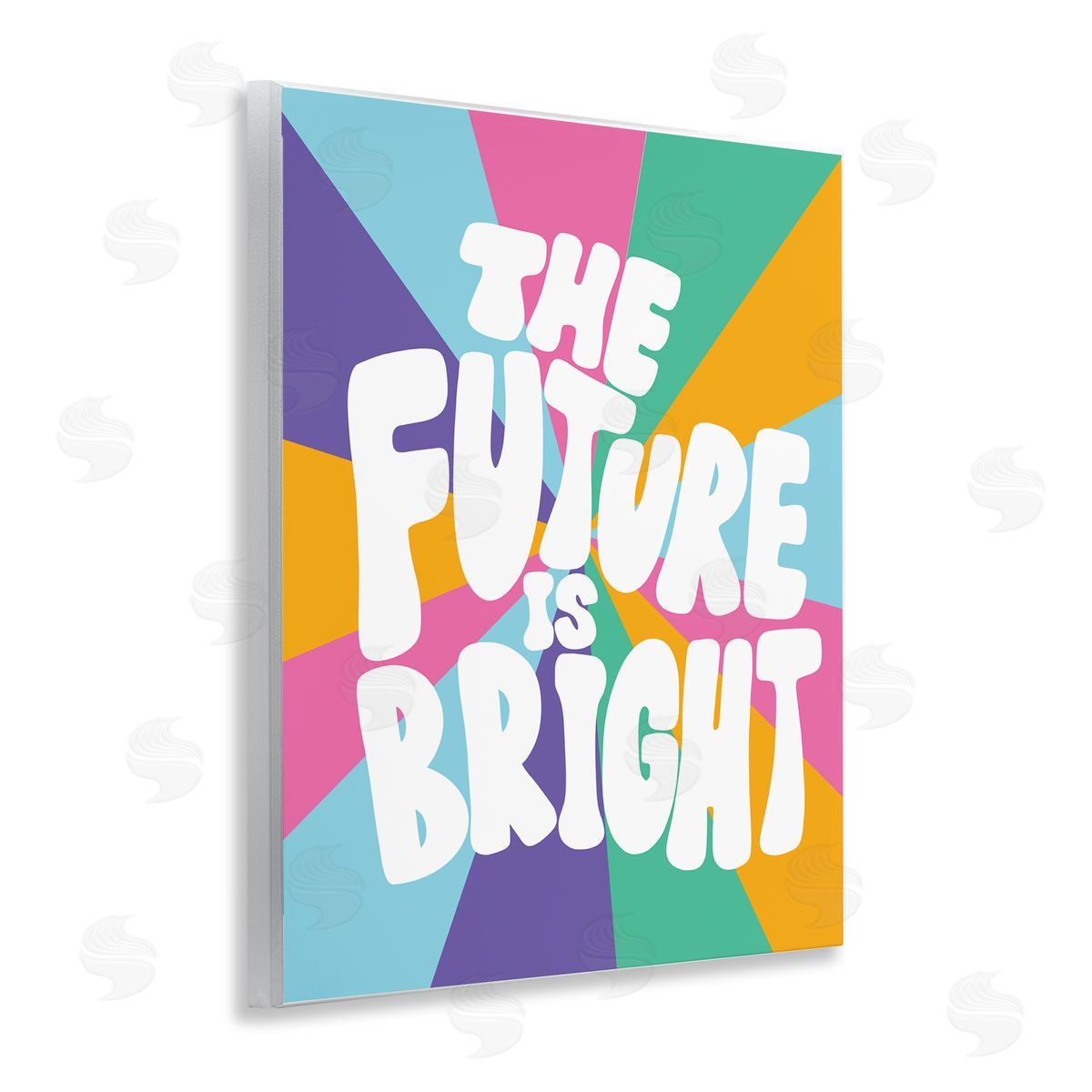 Taylor Shannon Designs Retro Future Is Bright Wooden Wall Plaque Art Print