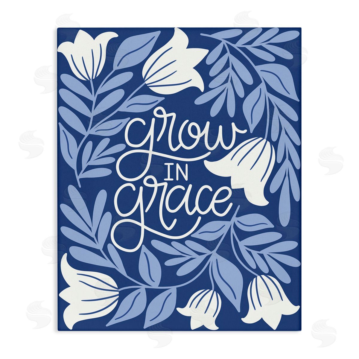 Taylor Shannon Designs Grow in Grace Florals Canvas Wall Art Print