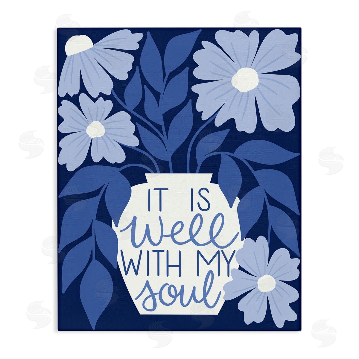 Taylor Shannon Designs Well With My Soul Florals Canvas Wall Art Print