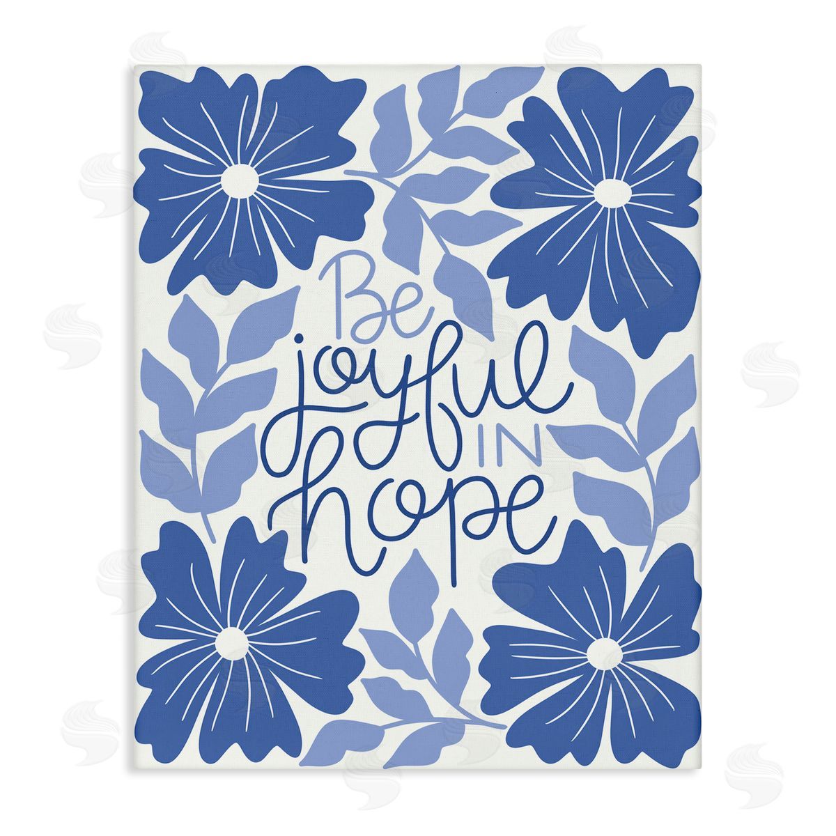 Taylor Shannon Designs Joyful in Hope Florals Canvas Wall Art Print