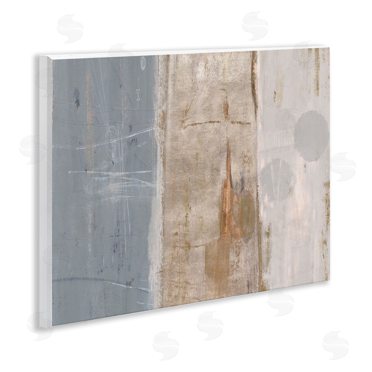 Kingsley Tunnel Vision Abstraction Wooden Wall Plaque Art Print