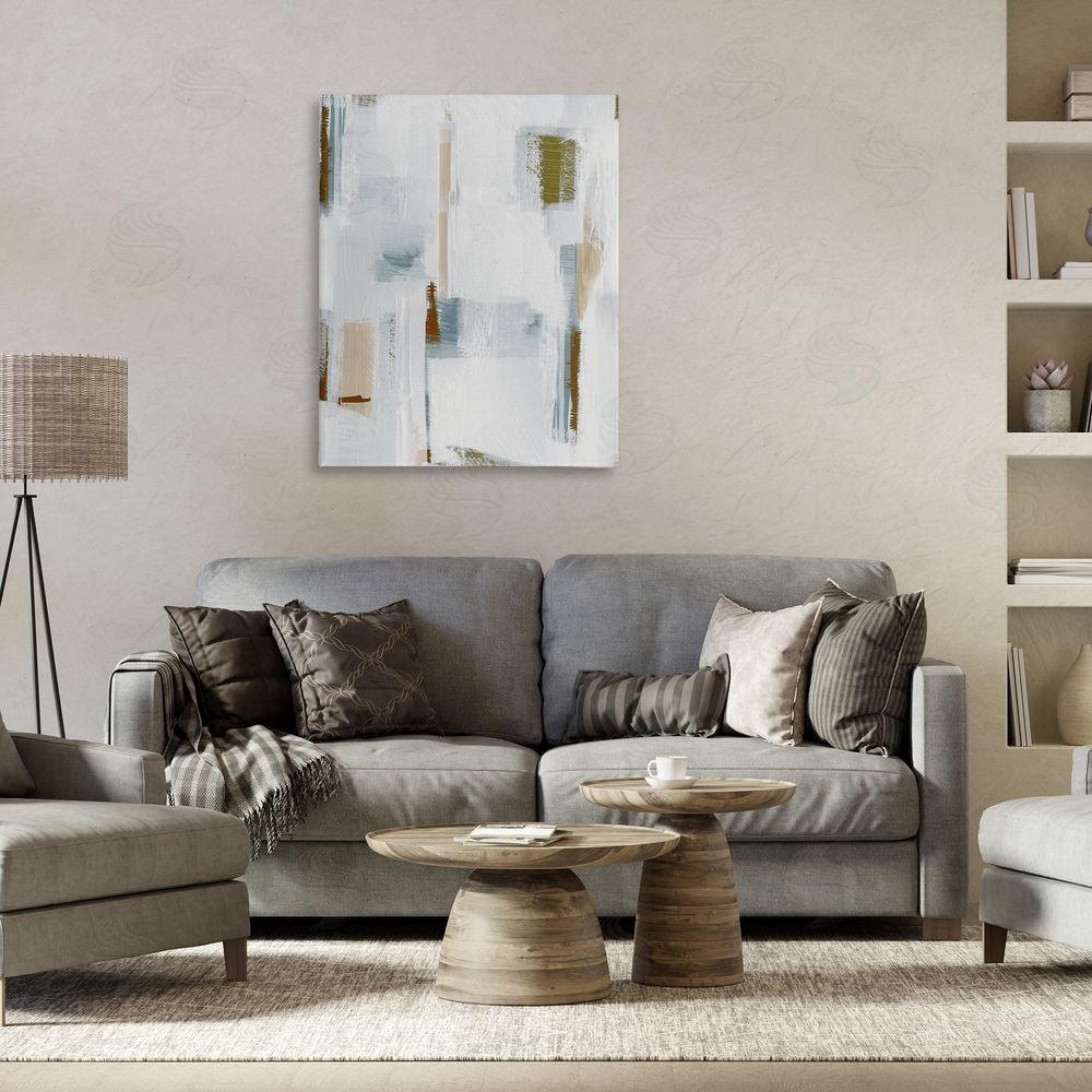 Susan Jill Abstract with Subtle Forms Canvas Wall Art Print in Room