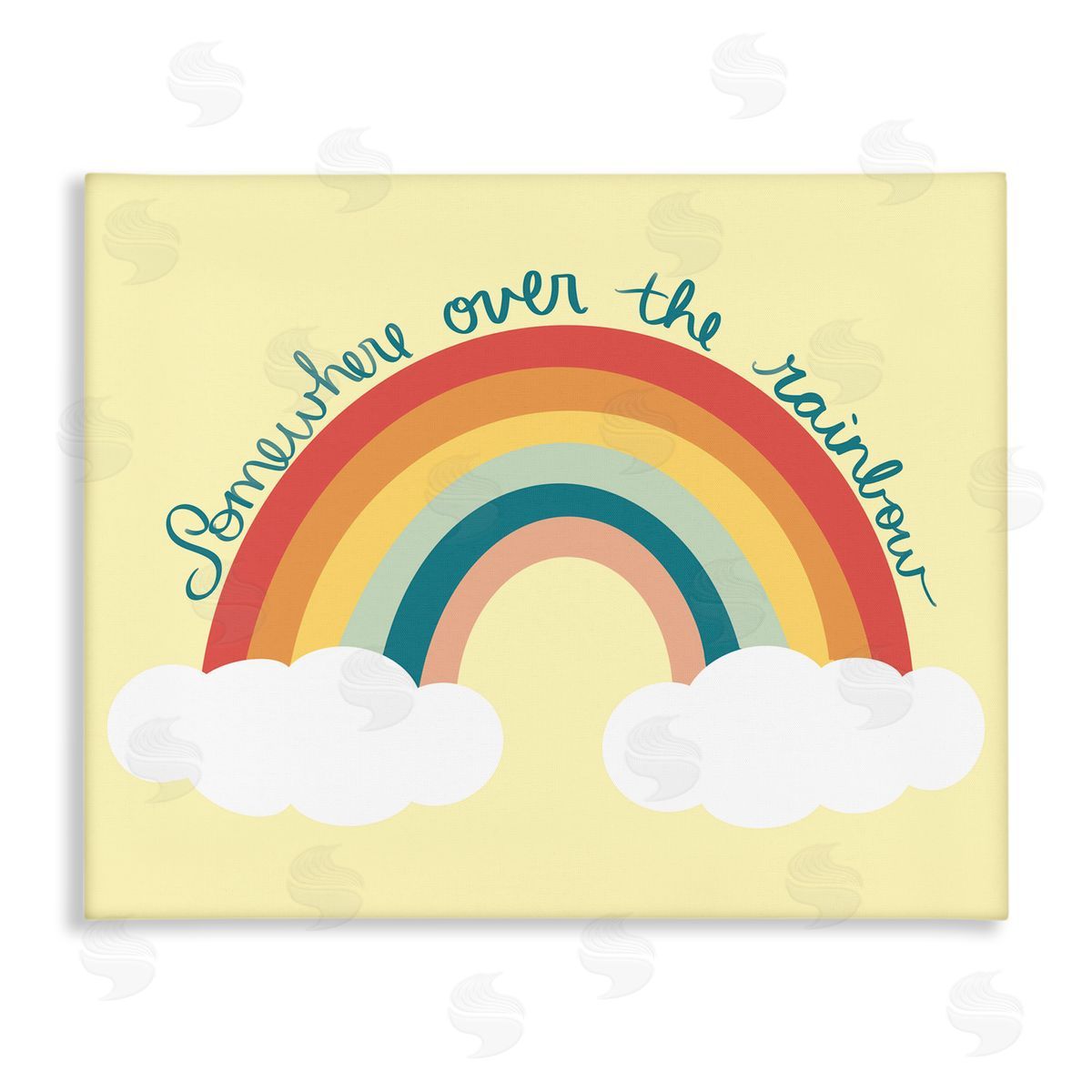 Ashley Singleton Somewhere Over Rainbow Canvas Wall Art Print