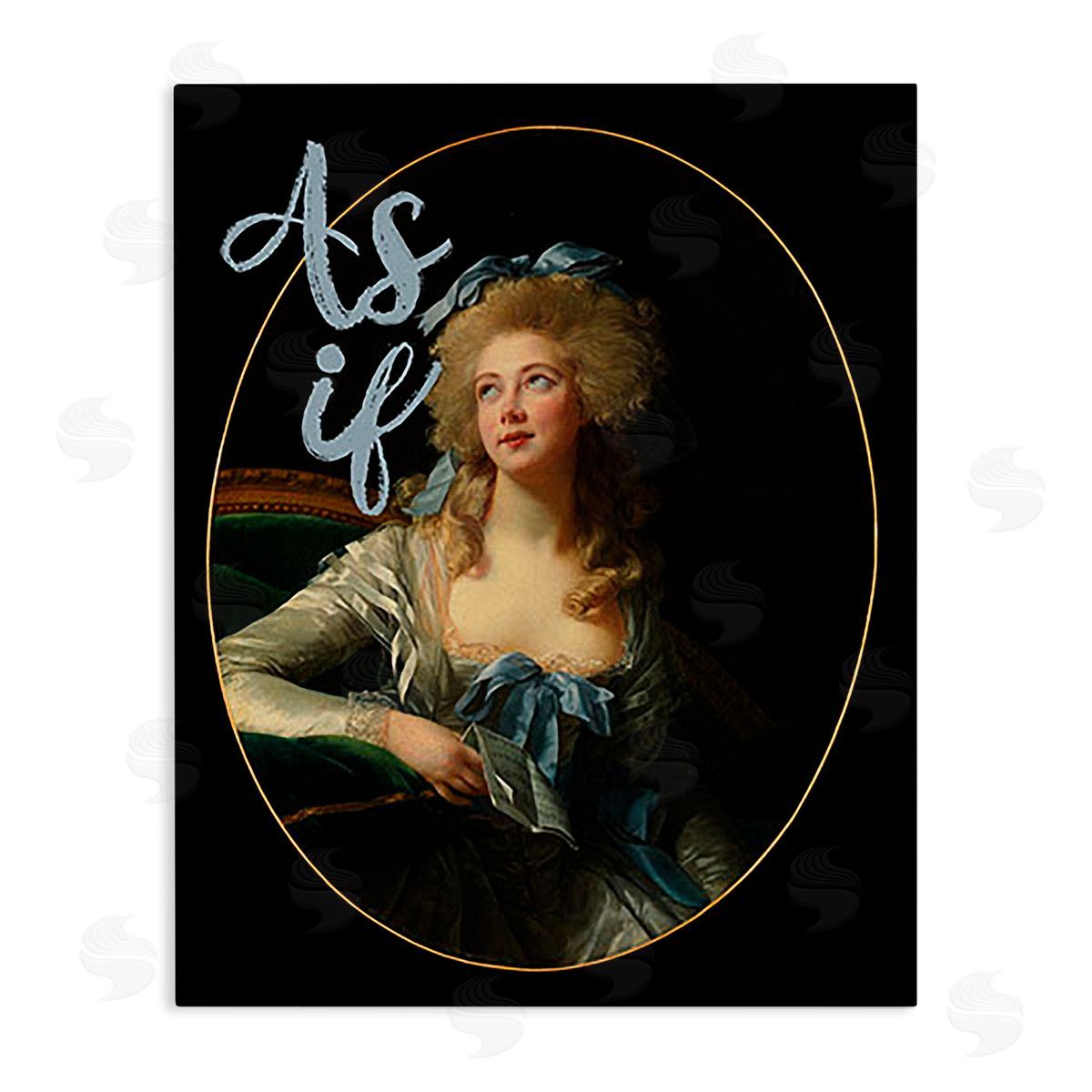 Ashley Singleton As If Classical Portrait Canvas Wall Art Print