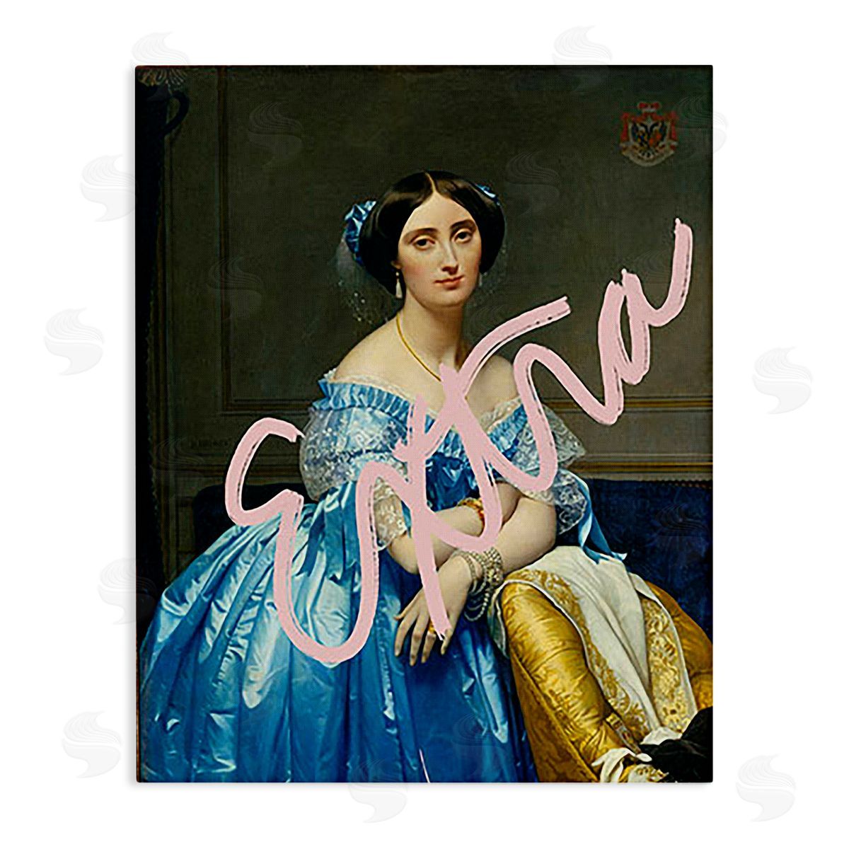 Ashley Singleton Extra Classical Portrait Canvas Wall Art Print