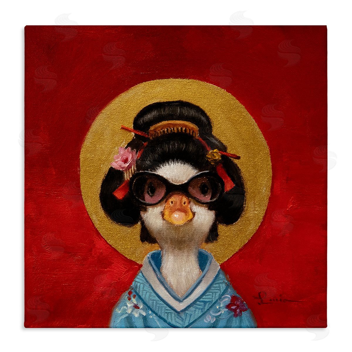 Lucia Heffernan Traditional Clothing Duck Canvas Wall Art Print