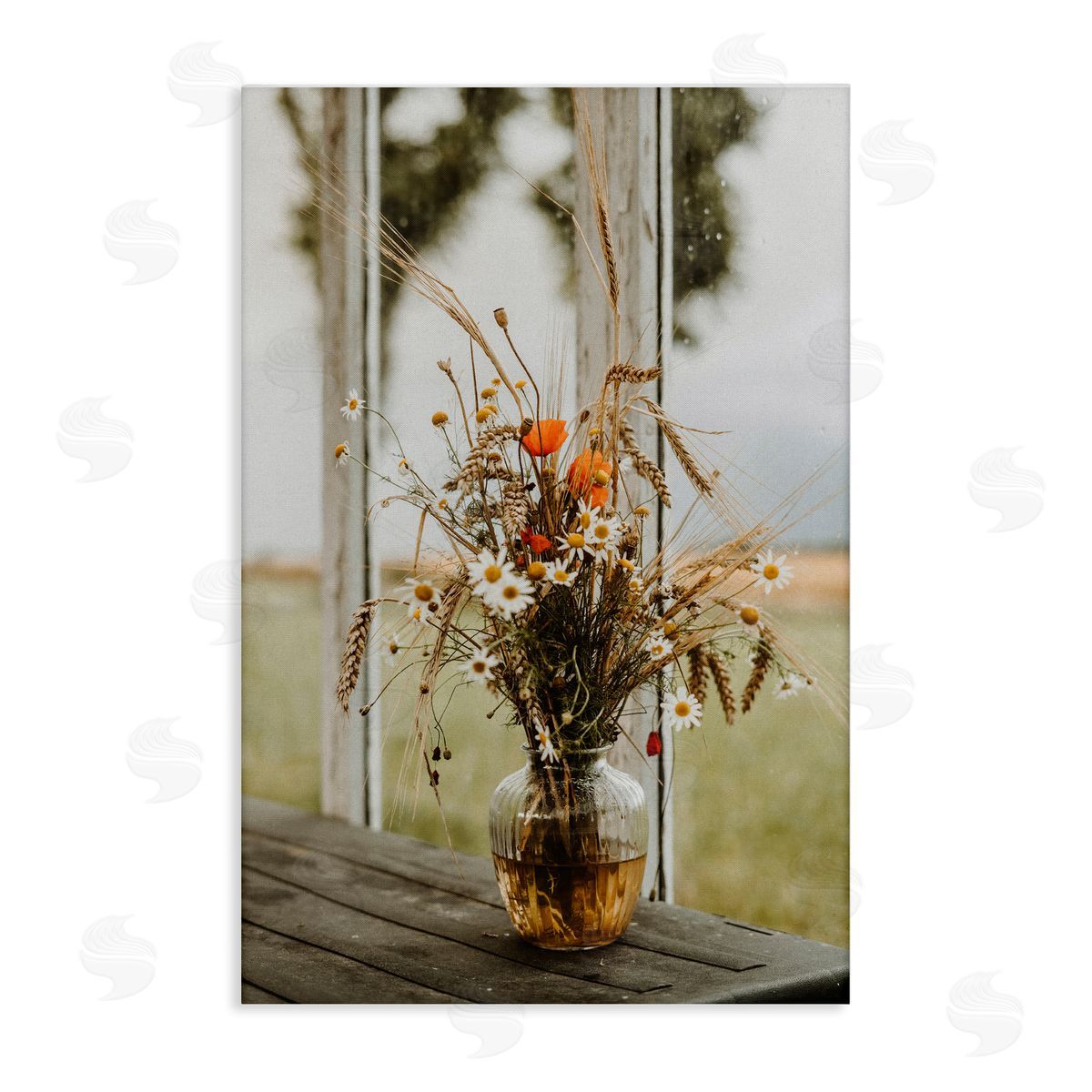Incado Bouquet with Window View Canvas Wall Art Print