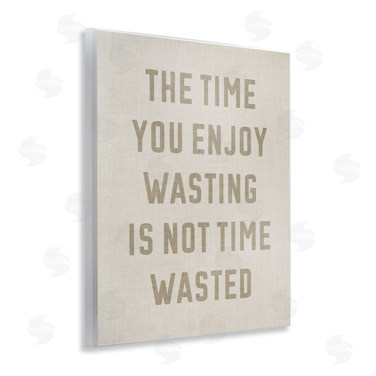 Stupell Studio Not Time Wasted Phrase Wooden Wall Plaque Art Print