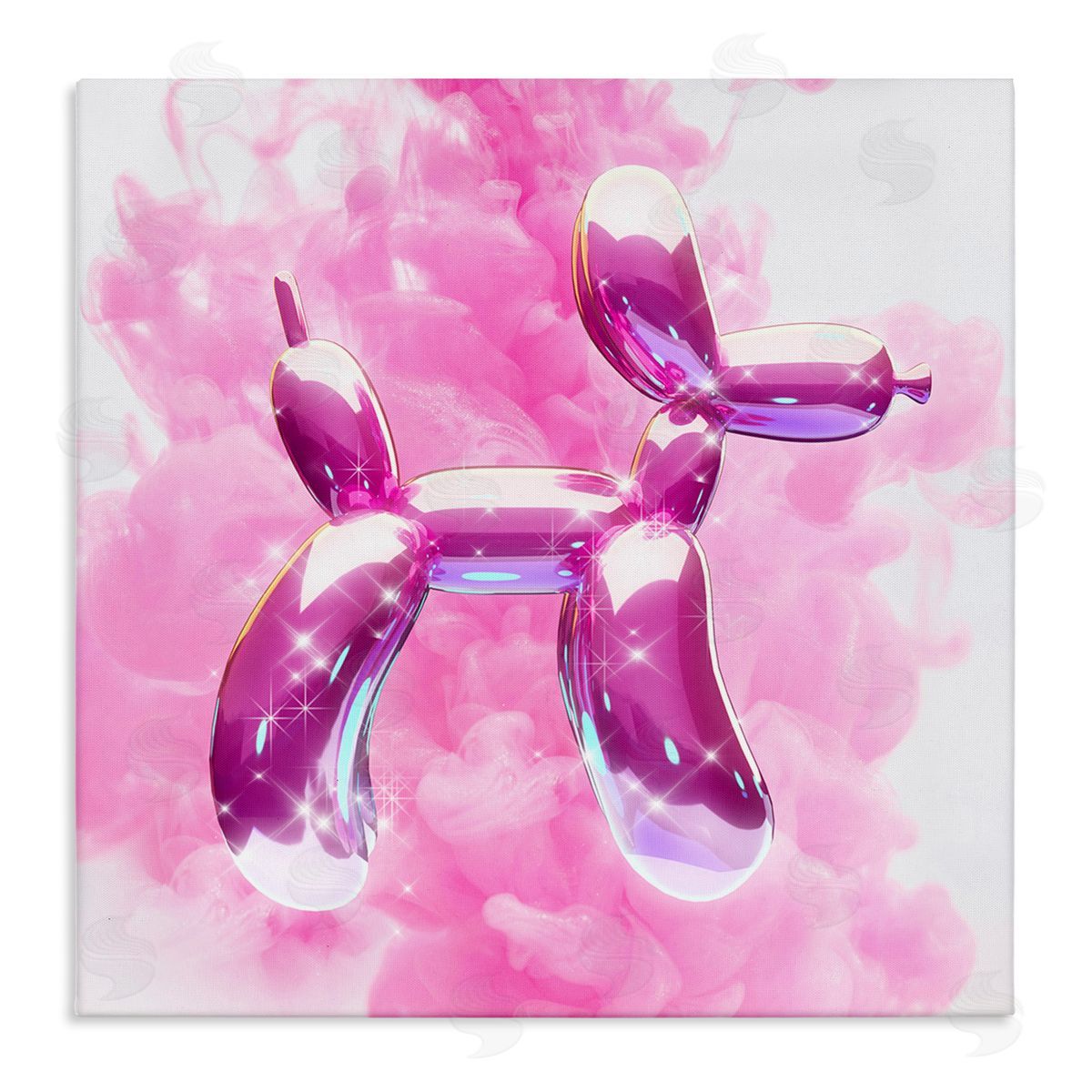 Ziwei Li Sparkle Balloon Dog Canvas Wall Art Print