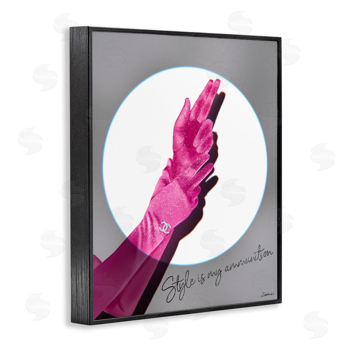 Ziwei Li Style Is Ammunition Black Framed Giclee Wall Art Print