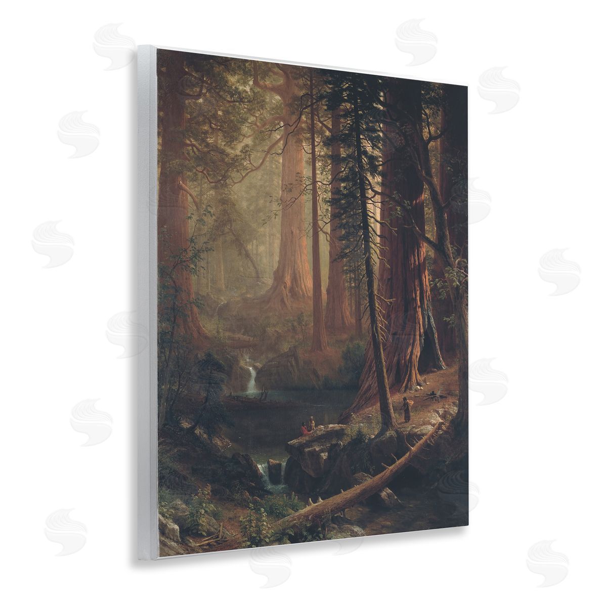 one1000paintings Classic Trees of California Wooden Wall Plaque Art Print