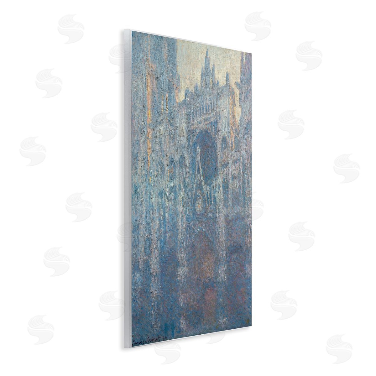 one1000paintings Classic Monet Cathedral in Morning Wooden Wall Plaque Art Print