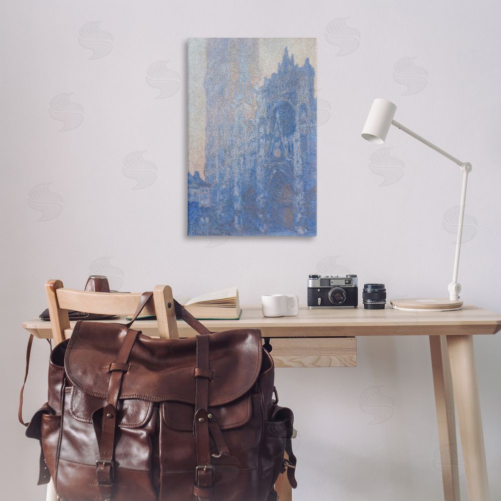 one1000paintings Classic Cathedral Façade Canvas Wall Art Print in Room