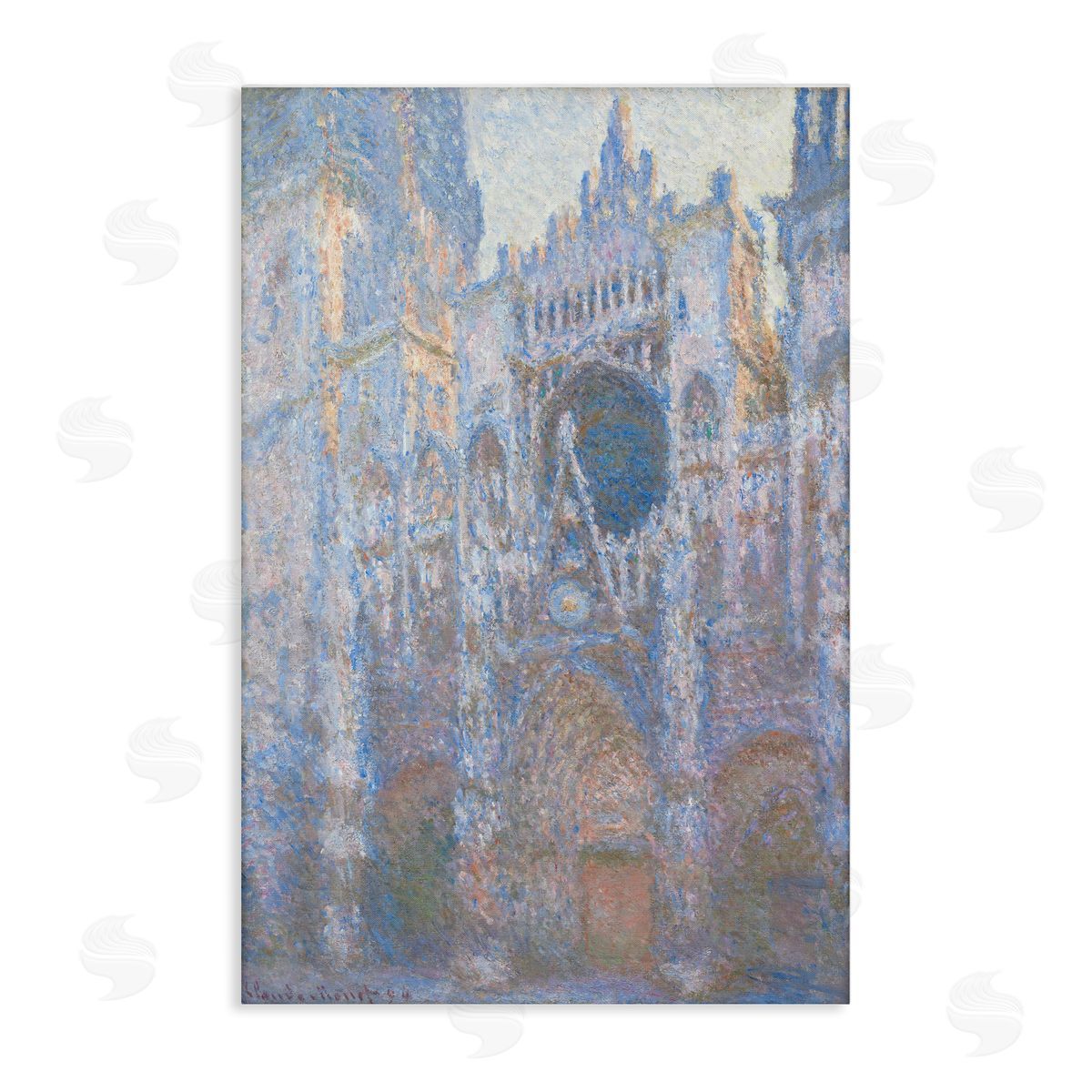 one1000paintings Classical Cathedral Façade Canvas Wall Art Print