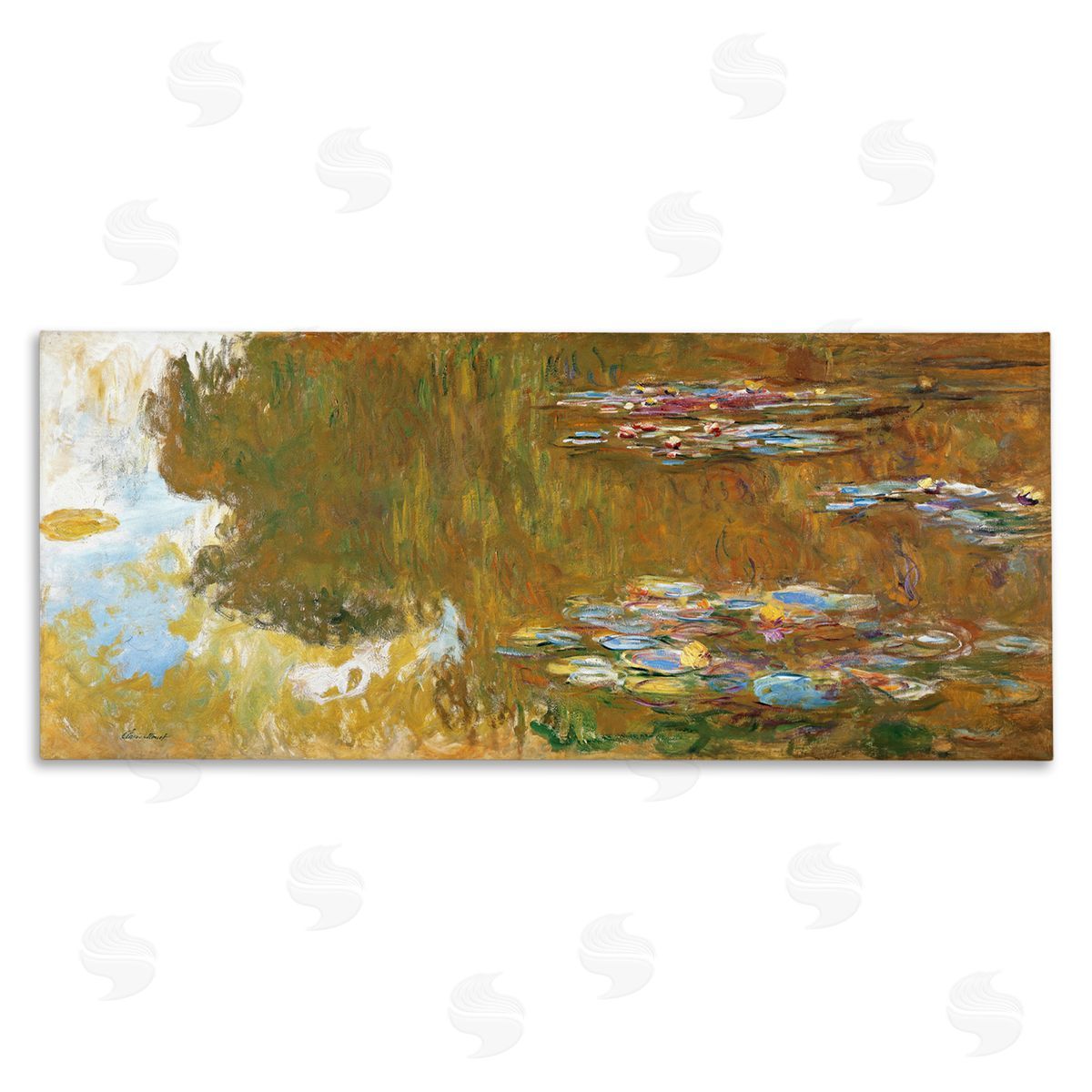 one1000paintings Classic Monet Water Lily Pond