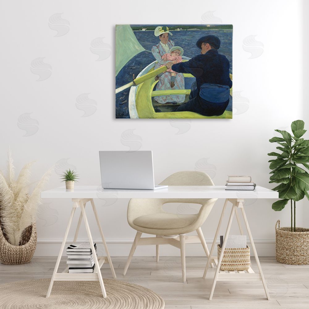 one1000paintings Classical Boating Party Canvas Wall Art Print in Room