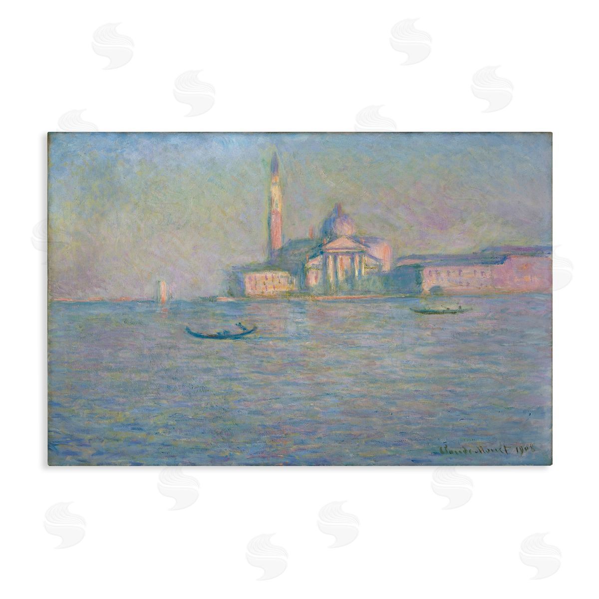 one1000paintings Classical Venice Church Canvas Wall Art Print