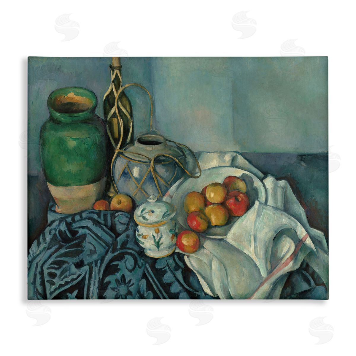 one1000paintings Classic Cezanne Apples Still Life Canvas Wall Art Print