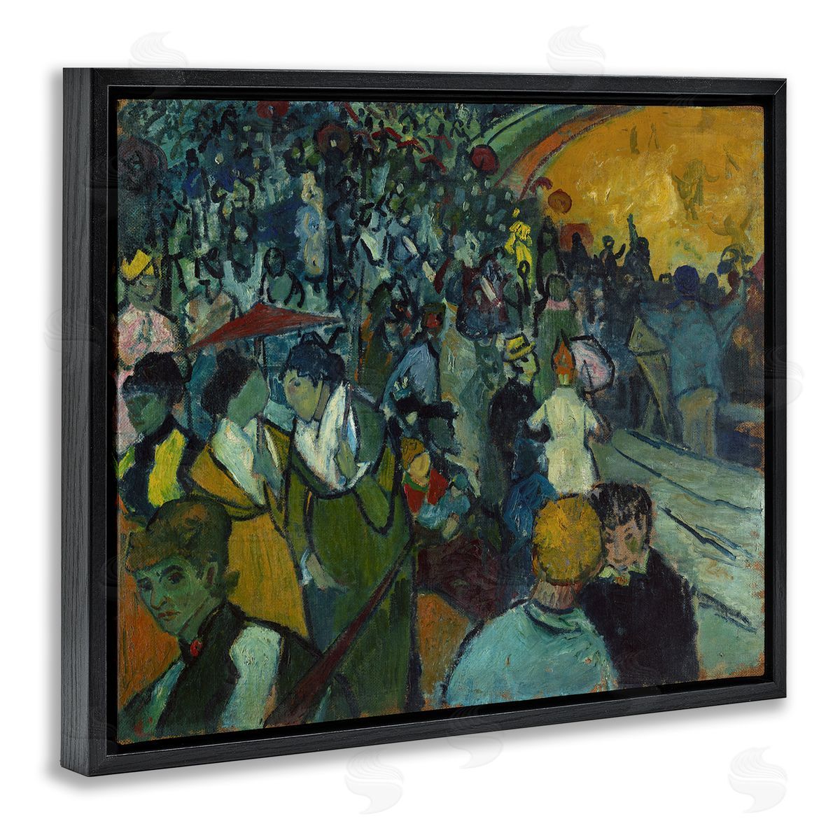 one1000paintings Classical Van Gogh Arena Black Floating Frame Canvas Wall Art Print