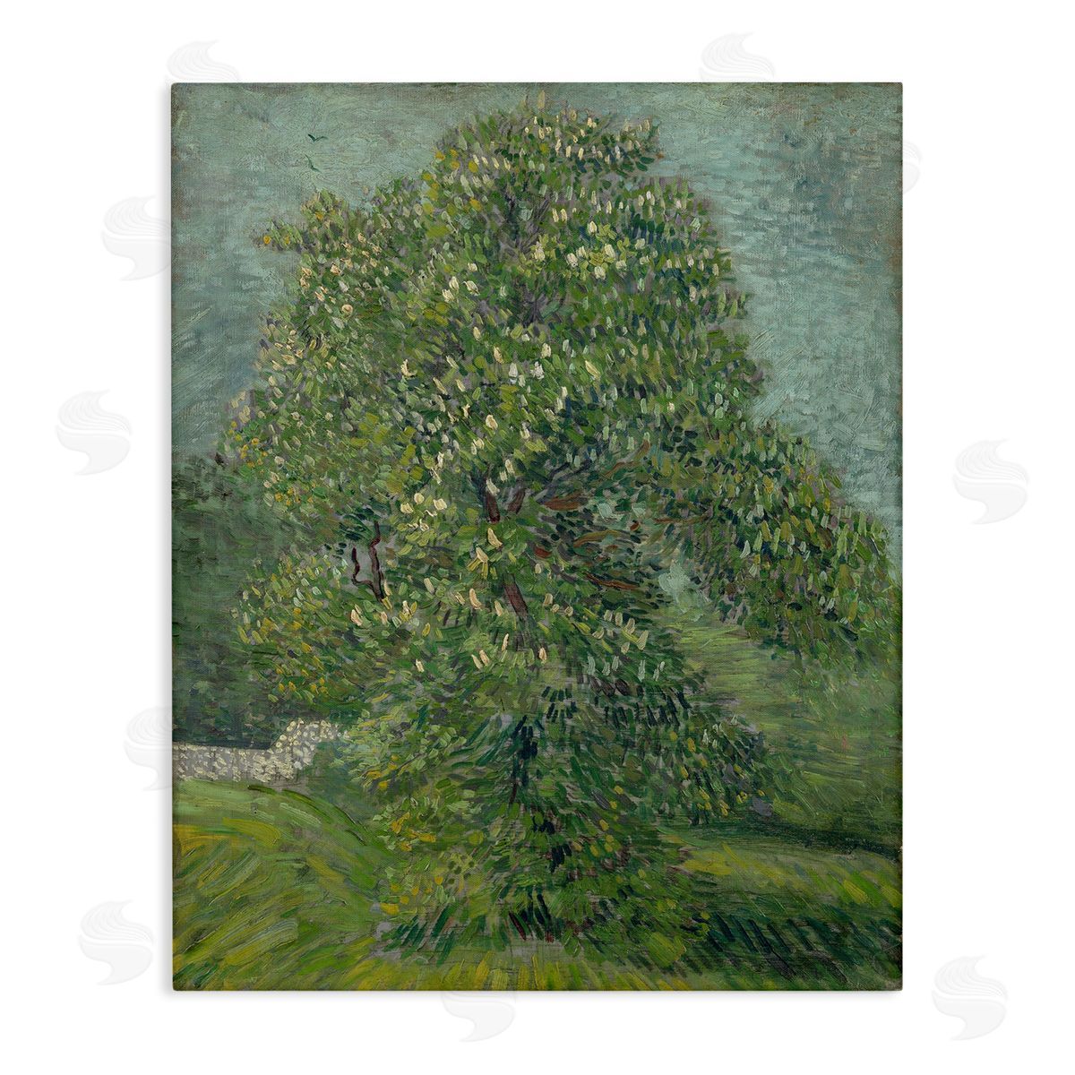 one1000paintings Classic Blooming Horse Chestnut Canvas Wall Art Print