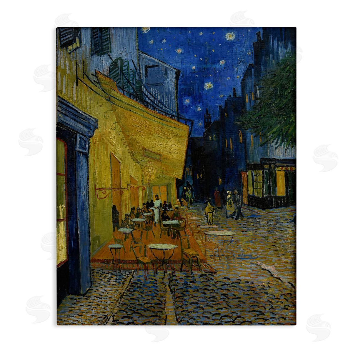 one1000paintings Van Gogh Café Terrace at Night Canvas Wall Art Print