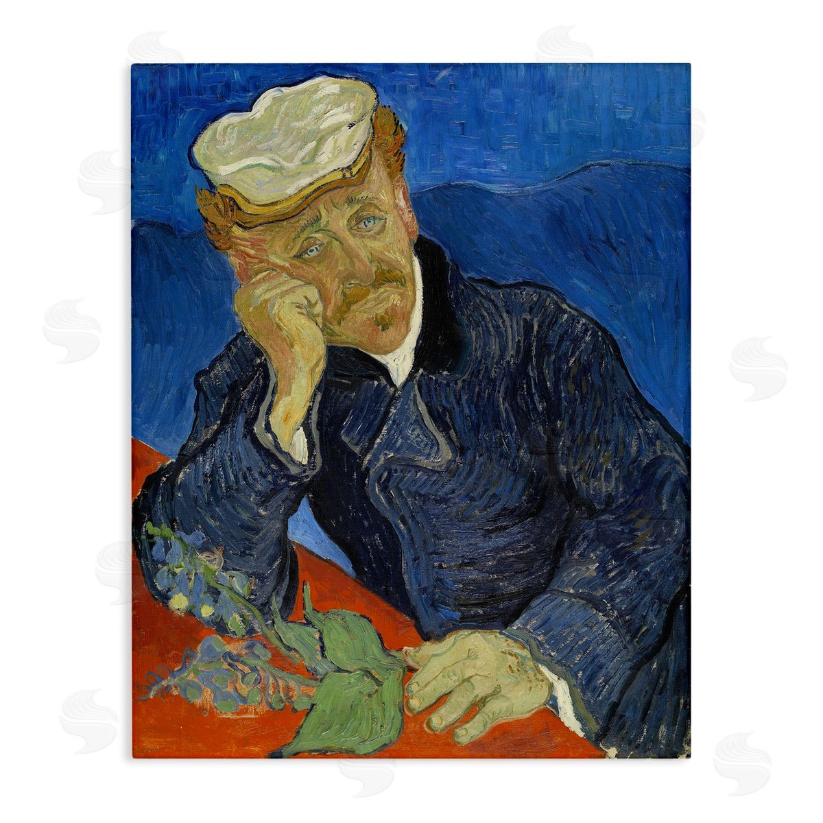 one1000paintings Van Gogh Dr Paul Gachet Canvas Wall Art Print