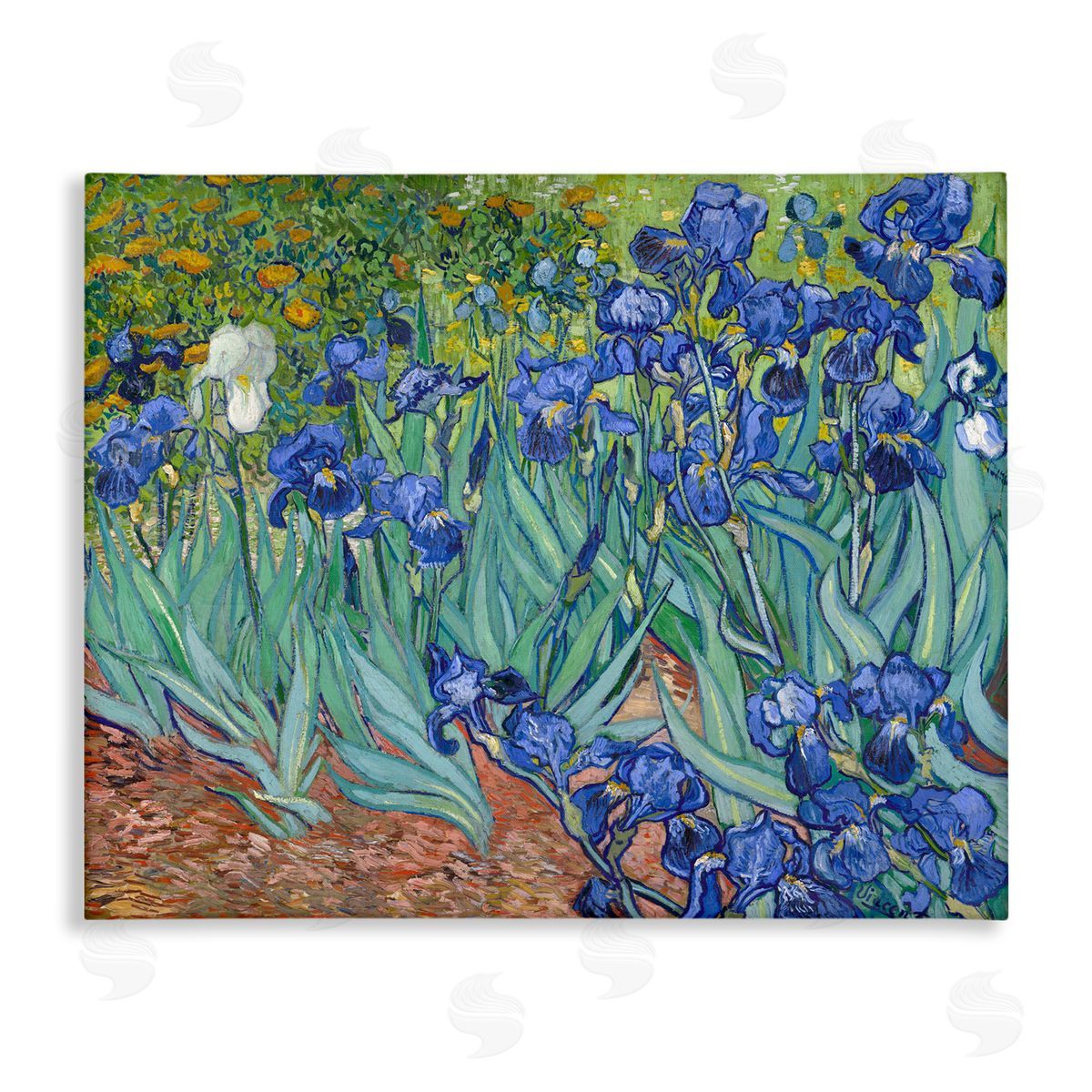 one1000paintings Classic Van Gogh Irises Canvas Wall Art Print