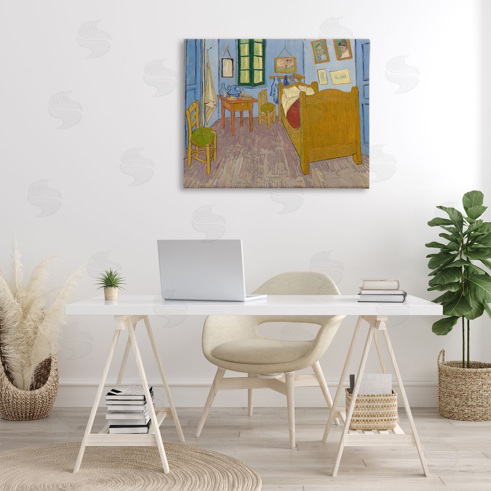 one1000paintings Classical Van Gogh Bedroom Canvas Wall Art Print in Room