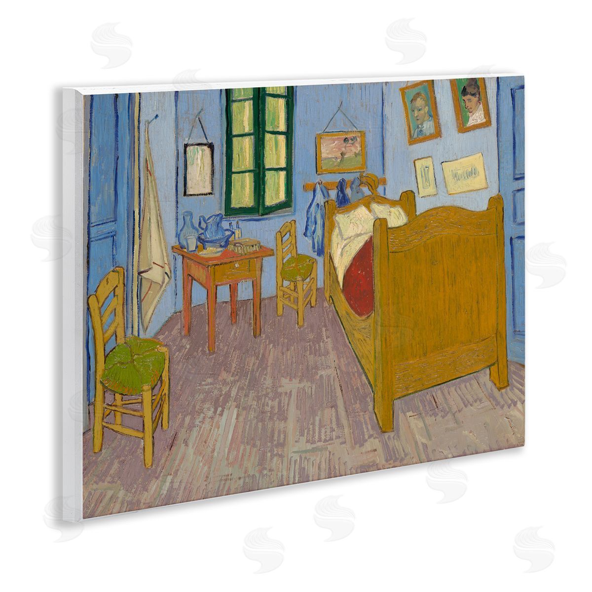 one1000paintings Classical Van Gogh Bedroom Wooden Wall Plaque Art Print