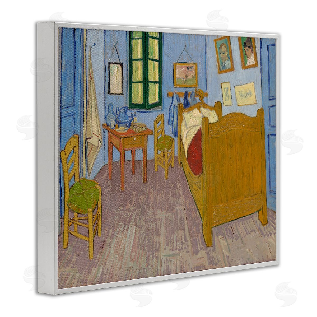 one1000paintings Classical Van Gogh Bedroom White Framed Giclee Wall Art Print