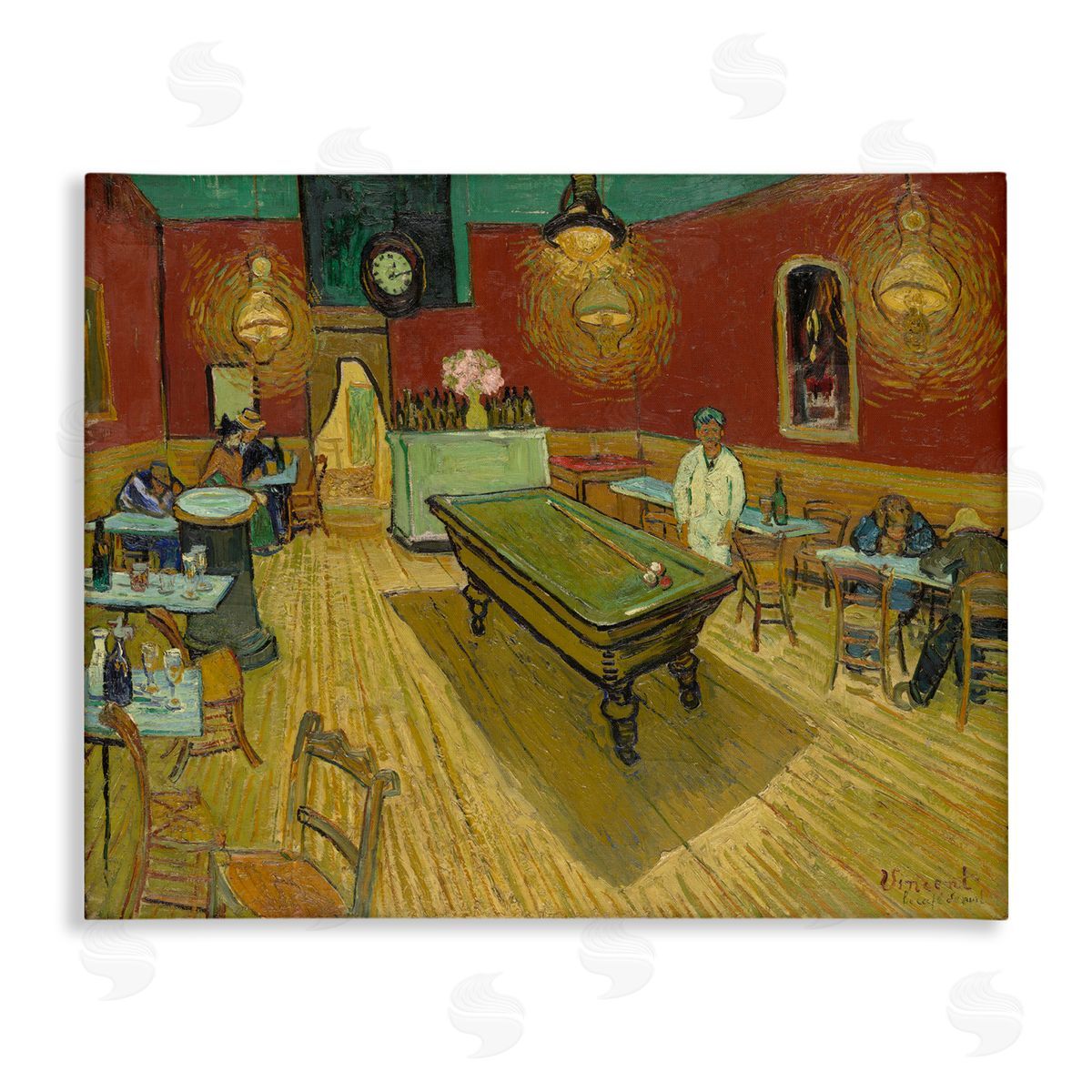 one1000paintings Van Gogh The Night Café Canvas Wall Art Print
