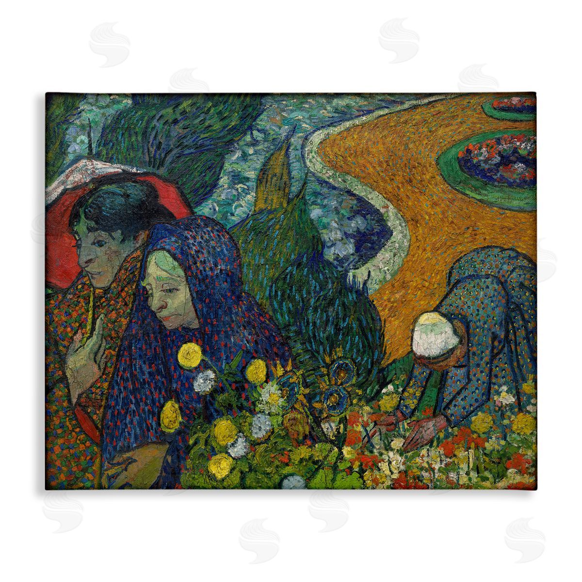 one1000paintings Van Gogh Memory of Garden at Etten Canvas Wall Art Print